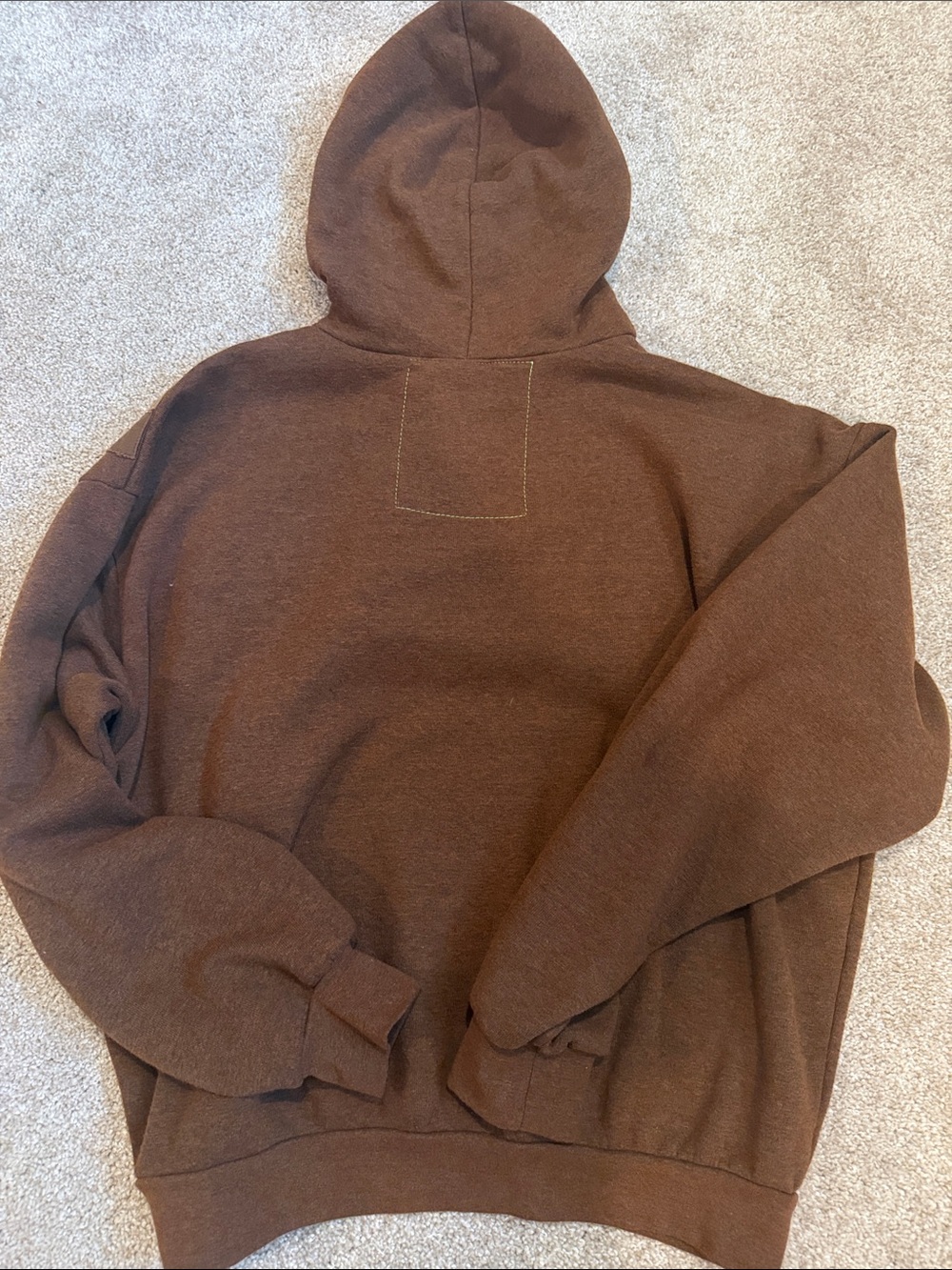 Aviator Nation Brown Hoodie with stripes XS AND Brown wide leg sweatpants Small - Picture 5 of 9